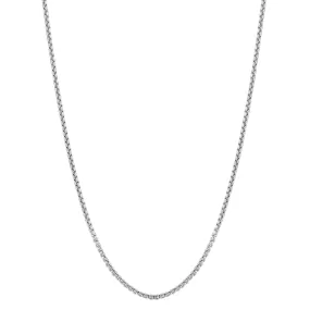 14K Gold 1.8mm Lite Round Box Chain