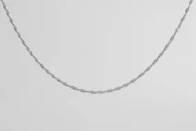 19’’ 14k White Gold Fine Chain (3.40g.)