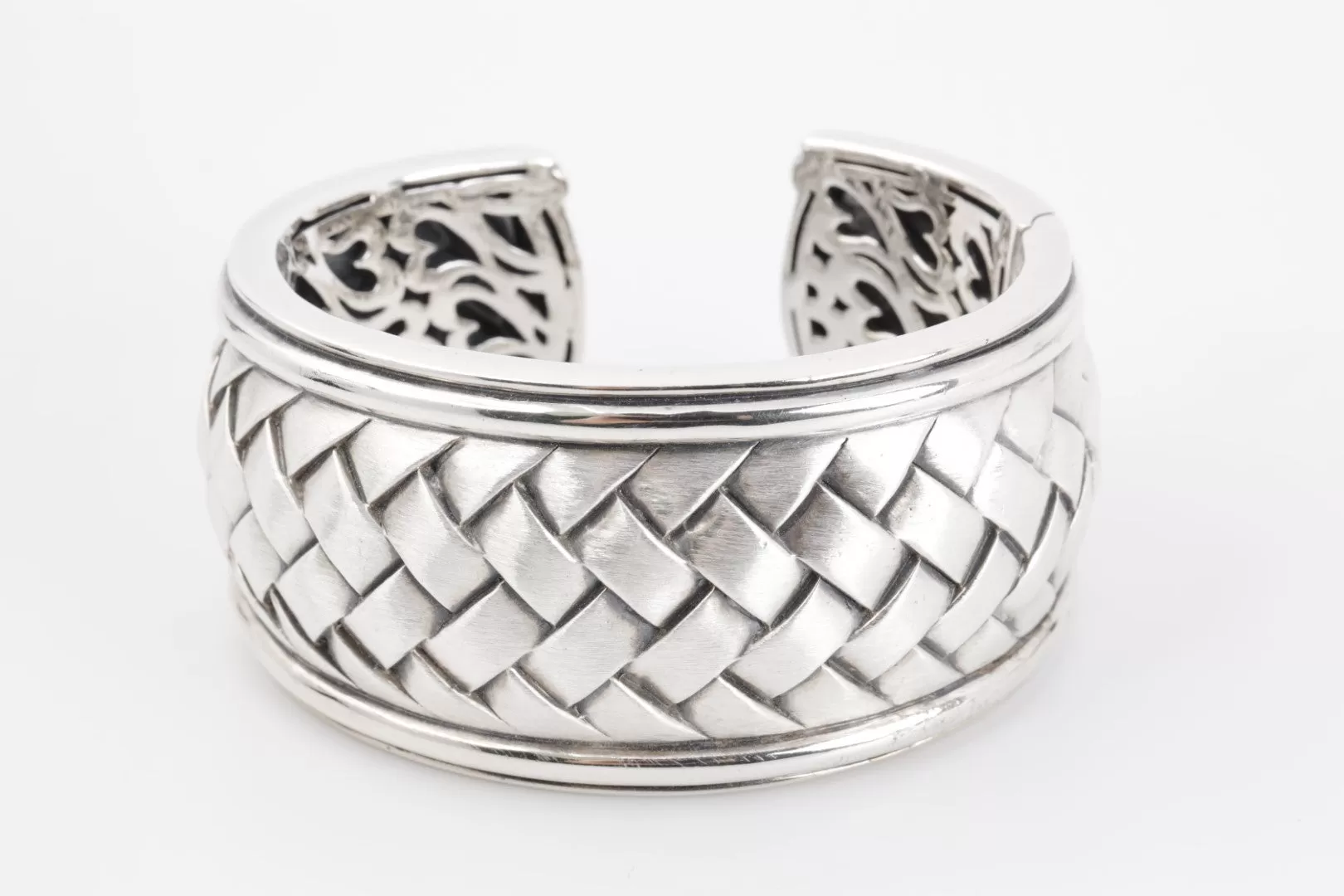 6.5'' Scott Kay 925 Silver Woven Cuff Bracelet (169.00g)