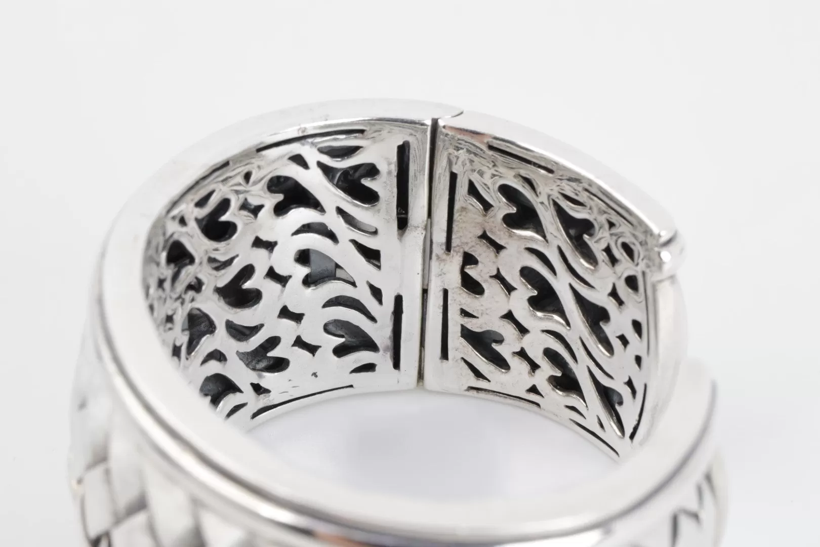 6.5'' Scott Kay 925 Silver Woven Cuff Bracelet (169.00g)