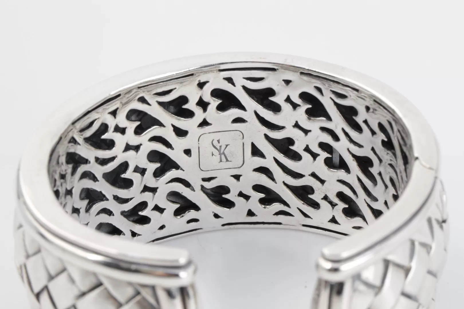 6.5'' Scott Kay 925 Silver Woven Cuff Bracelet (169.00g)