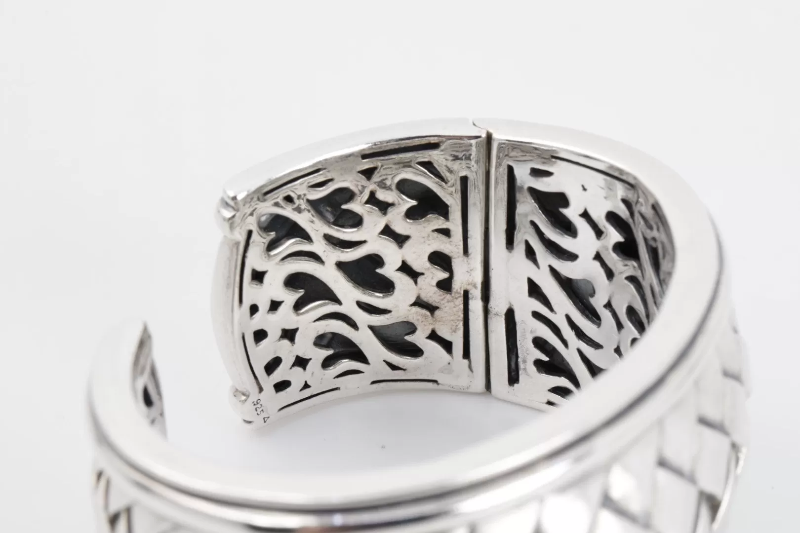 6.5'' Scott Kay 925 Silver Woven Cuff Bracelet (169.00g)