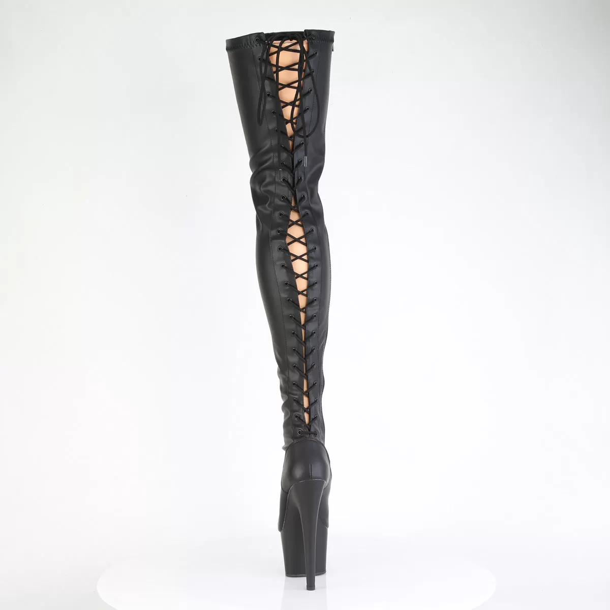 7 Inch Heel ADORE-3850 Black Pu