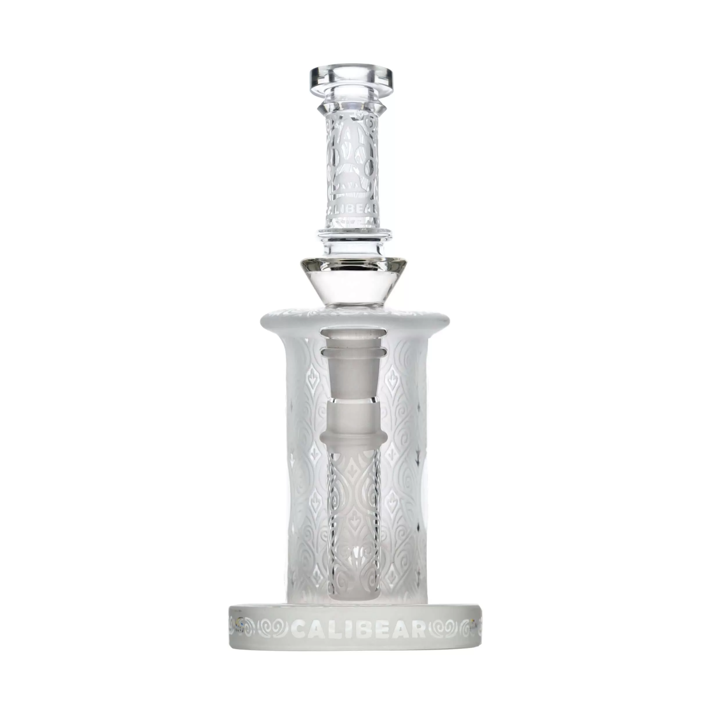 8" Sandblasted Straight Dab Rig