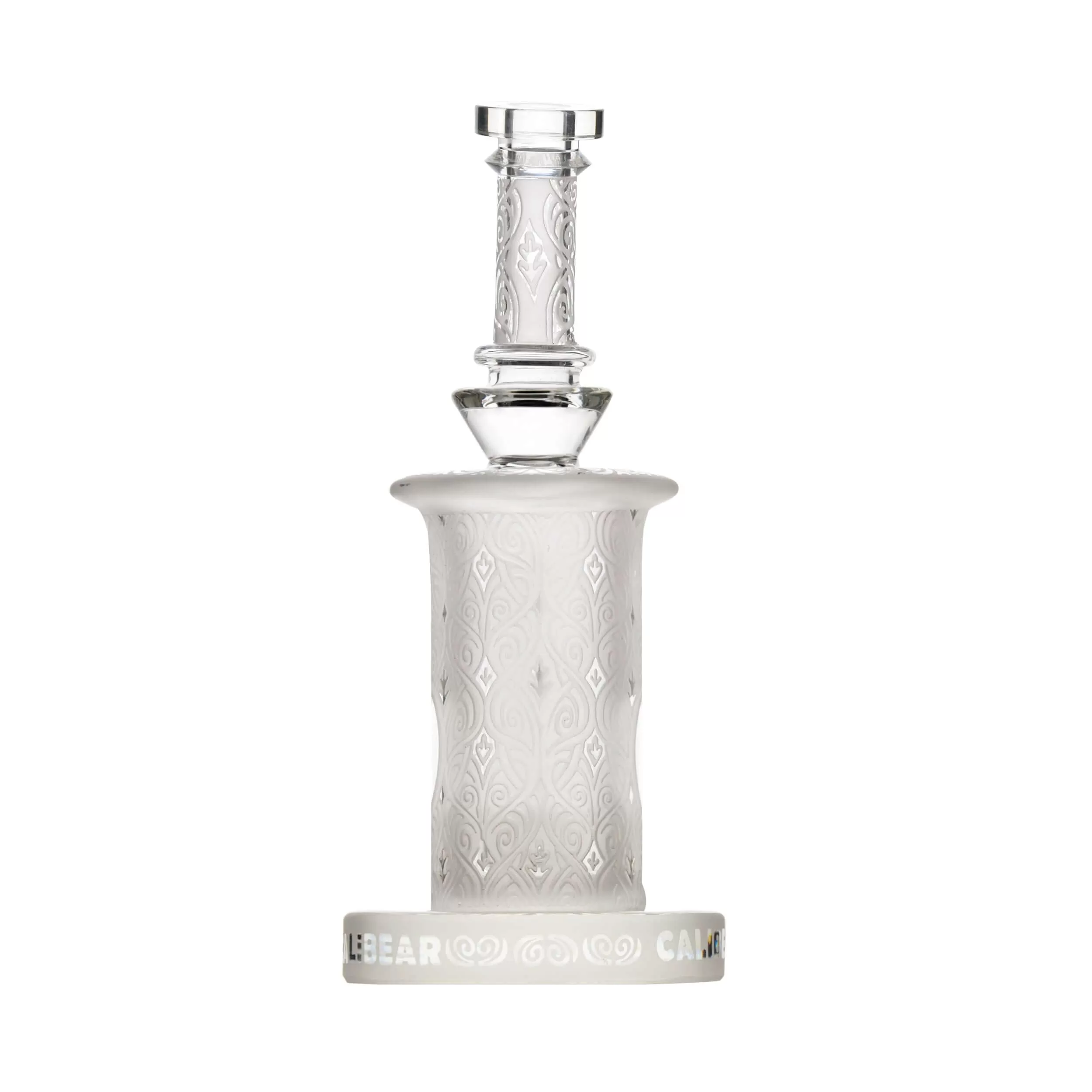 8" Sandblasted Straight Dab Rig