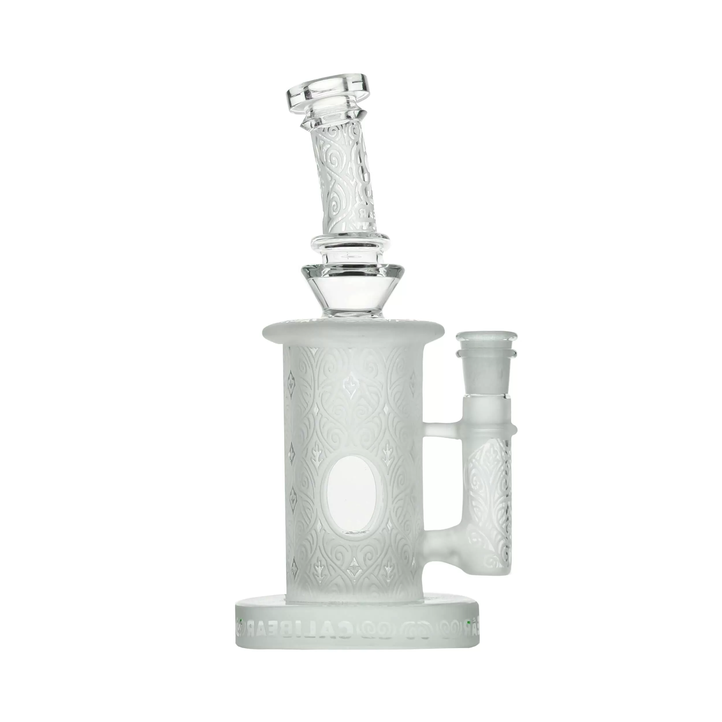 8" Sandblasted Straight Dab Rig