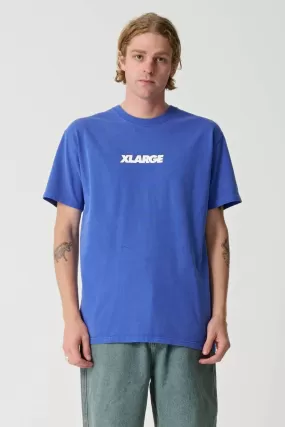 91 Key Italic OG Short Sleeve Tee Pigment Blue