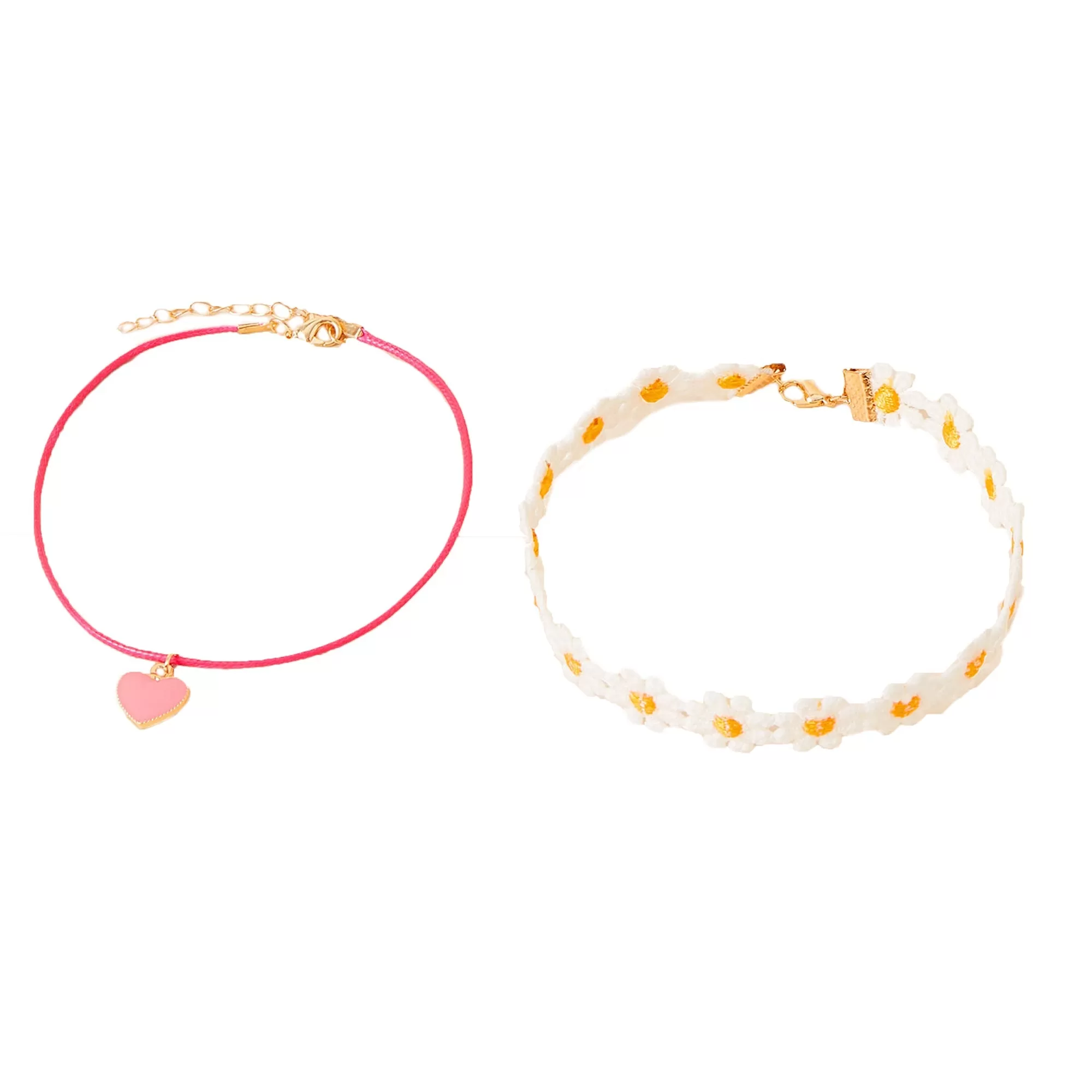 Accessorize London Girl's Daisy Choker Set of 2