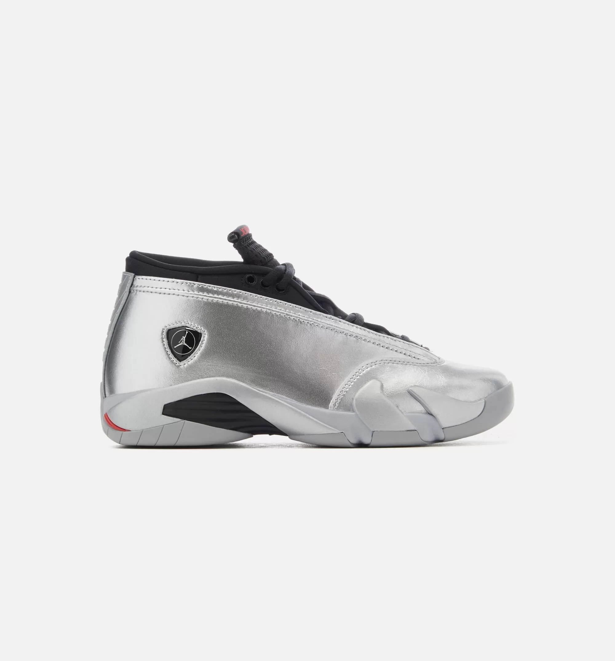 Air Jordan 14 Retro Low Metallic Silver Womens Lifestyle Shoe - Silver