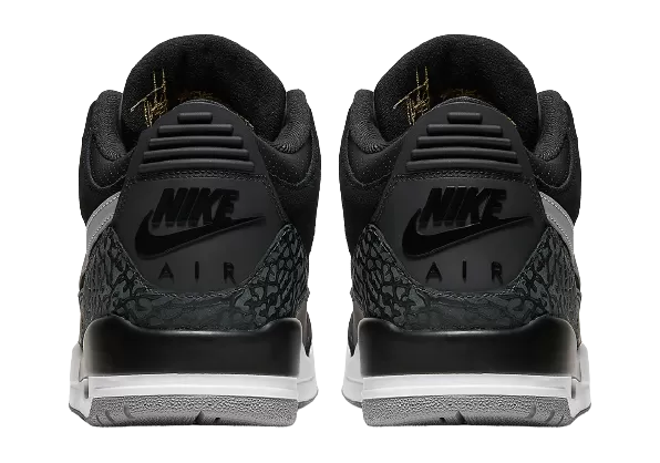 Air Jordan 3 Retro Tinker Black Cement Gold