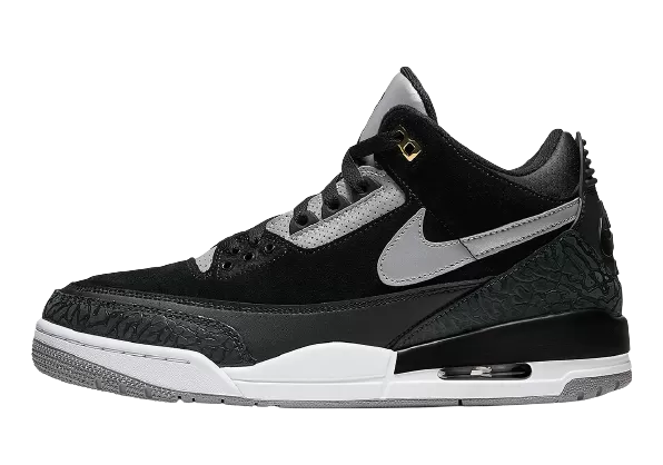 Air Jordan 3 Retro Tinker Black Cement Gold