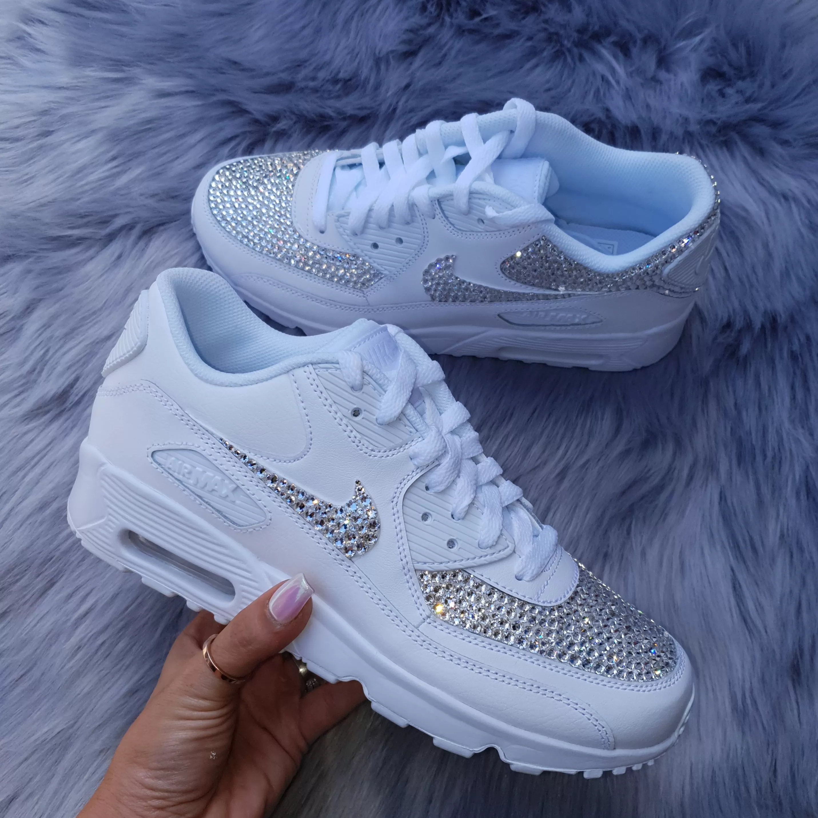 Air Max 90 (White- Maximum Bling)