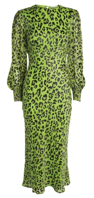 Aureta Silk Cheetah Dress