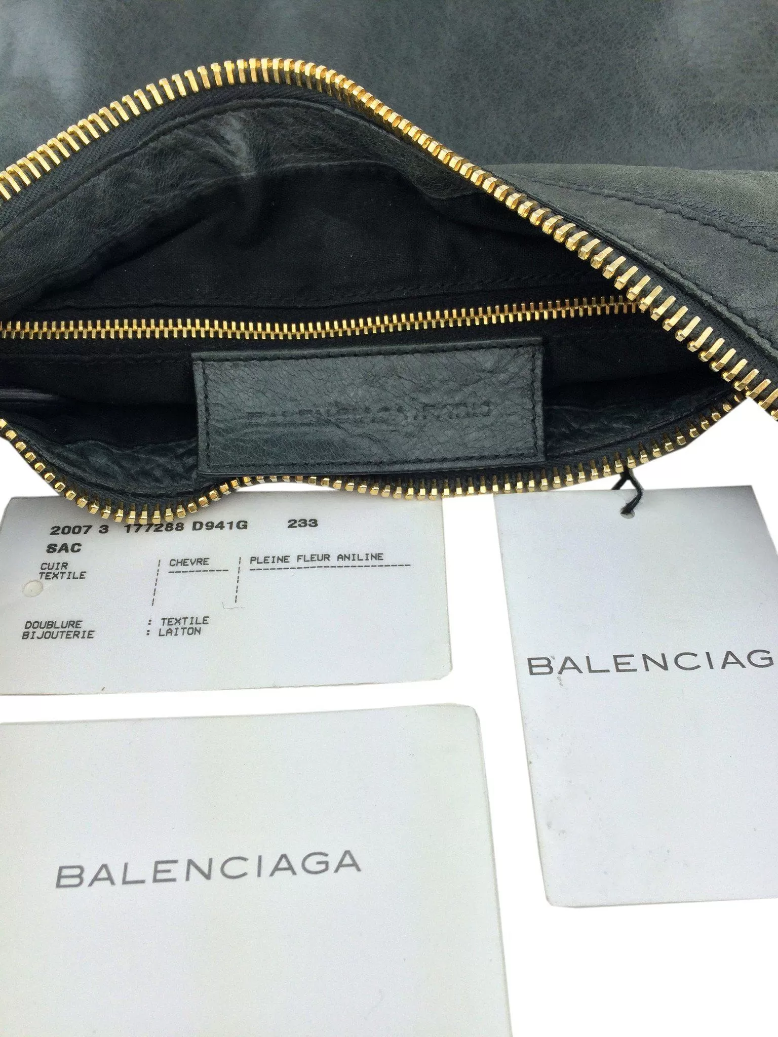 Balenciaga Chevre Giant Hardware GGH Hobo Bag