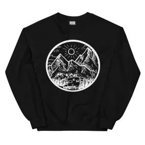 Berge - Camping Van - (12) - Sweatshirt (Unisex)