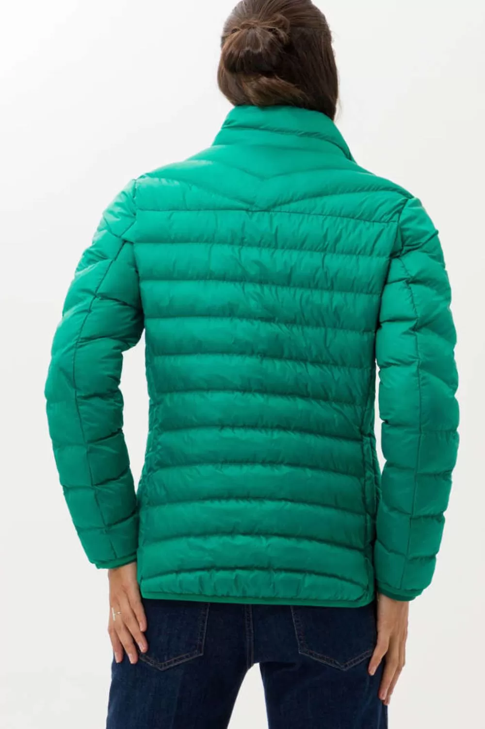 Bern Quilted Jacket | Malachite Green