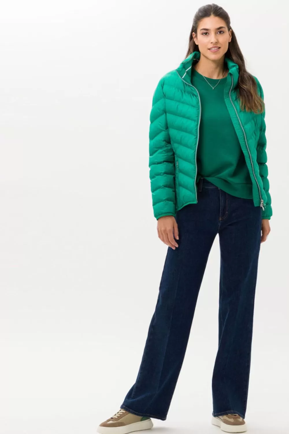 Bern Quilted Jacket | Malachite Green