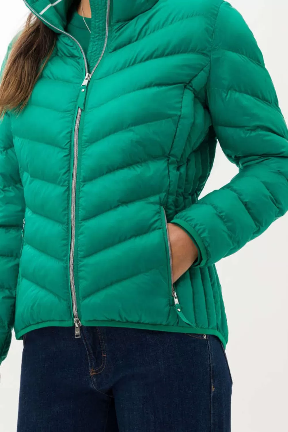 Bern Quilted Jacket | Malachite Green