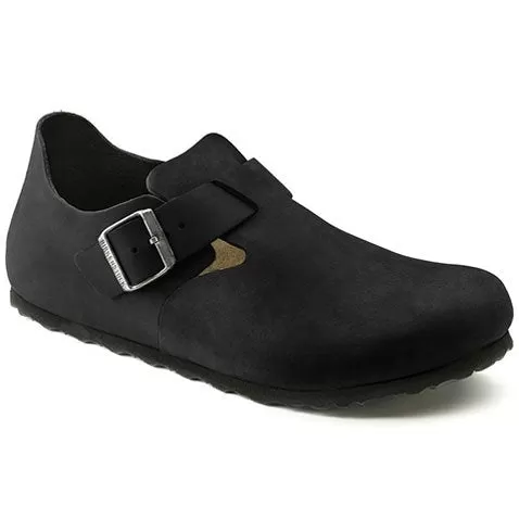 Birkenstock London (Unisex) - Black Oiled Leather