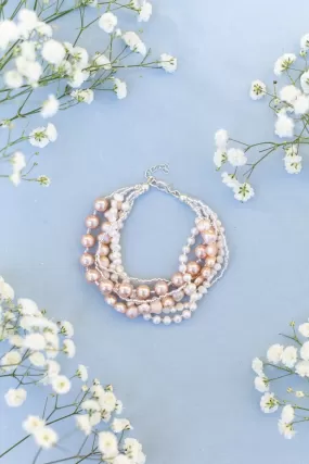 Bliss Bracelet in Blush Pink