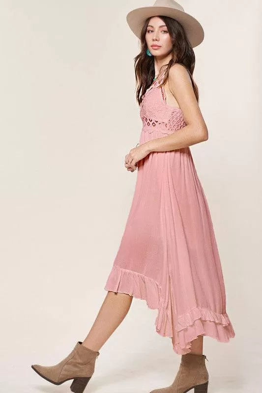 Breeze Hi Low Long Slip Dress