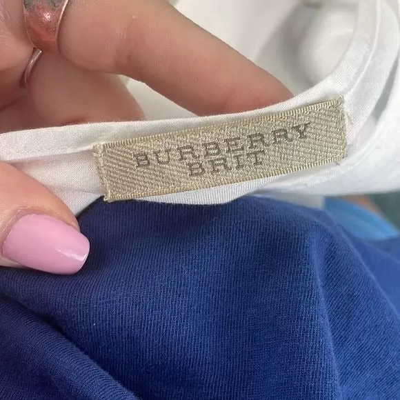 Burberry WhiteEyelet w Cami Blouse