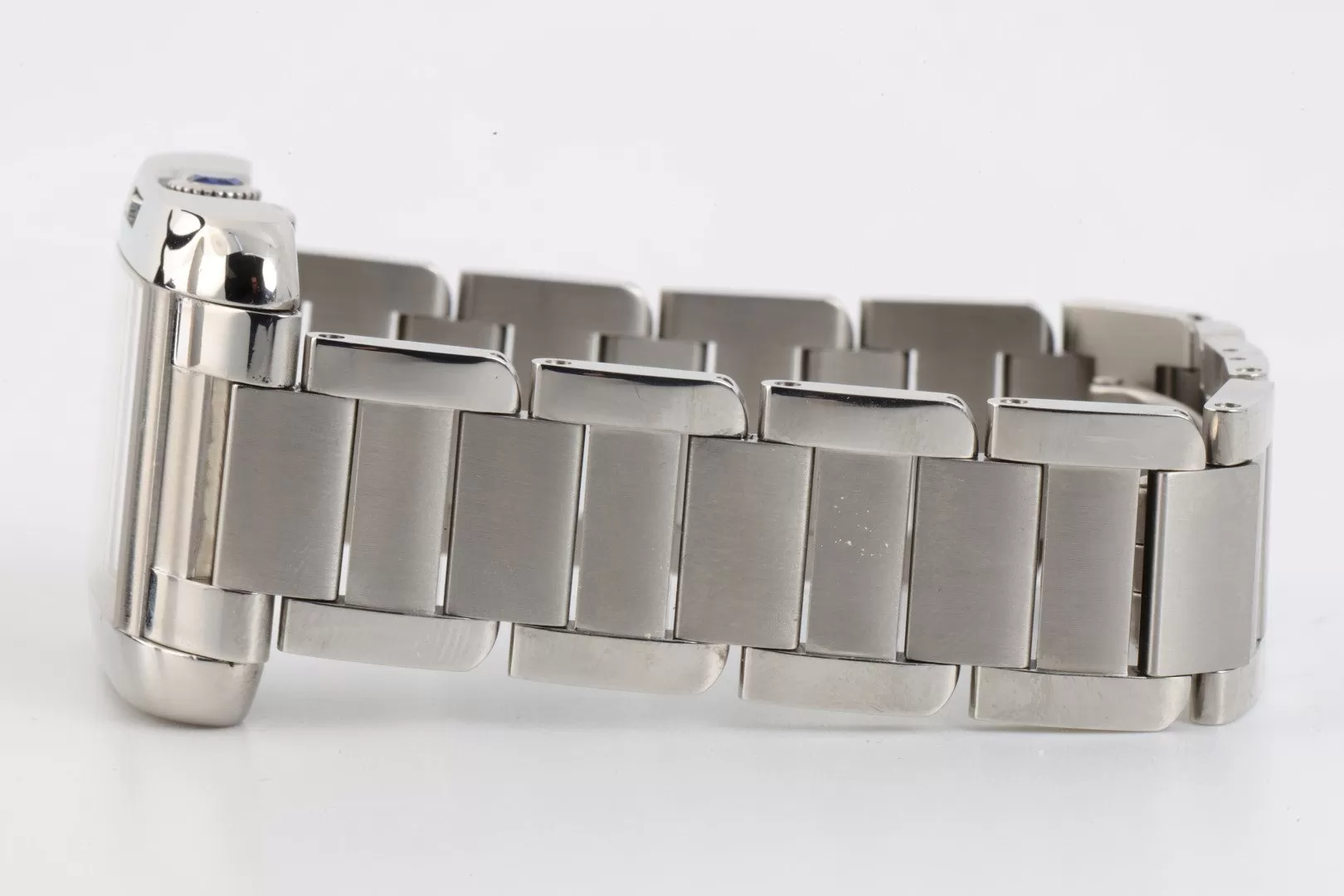 Cartier Tank Anglaise 3511 Stainless Steel 30mm Ladies Watch (Original Box)