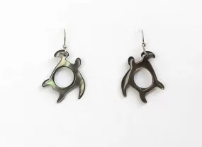 Carved Turtle Earrings