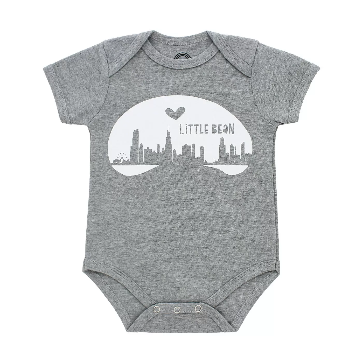 Chicago Little Bean Short Sleeve Onesie in 12-18 months