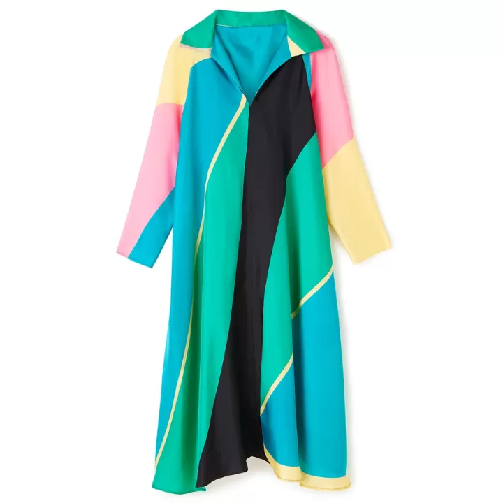 Chromatic charm Multi Color Womens Kaftan KAF0052