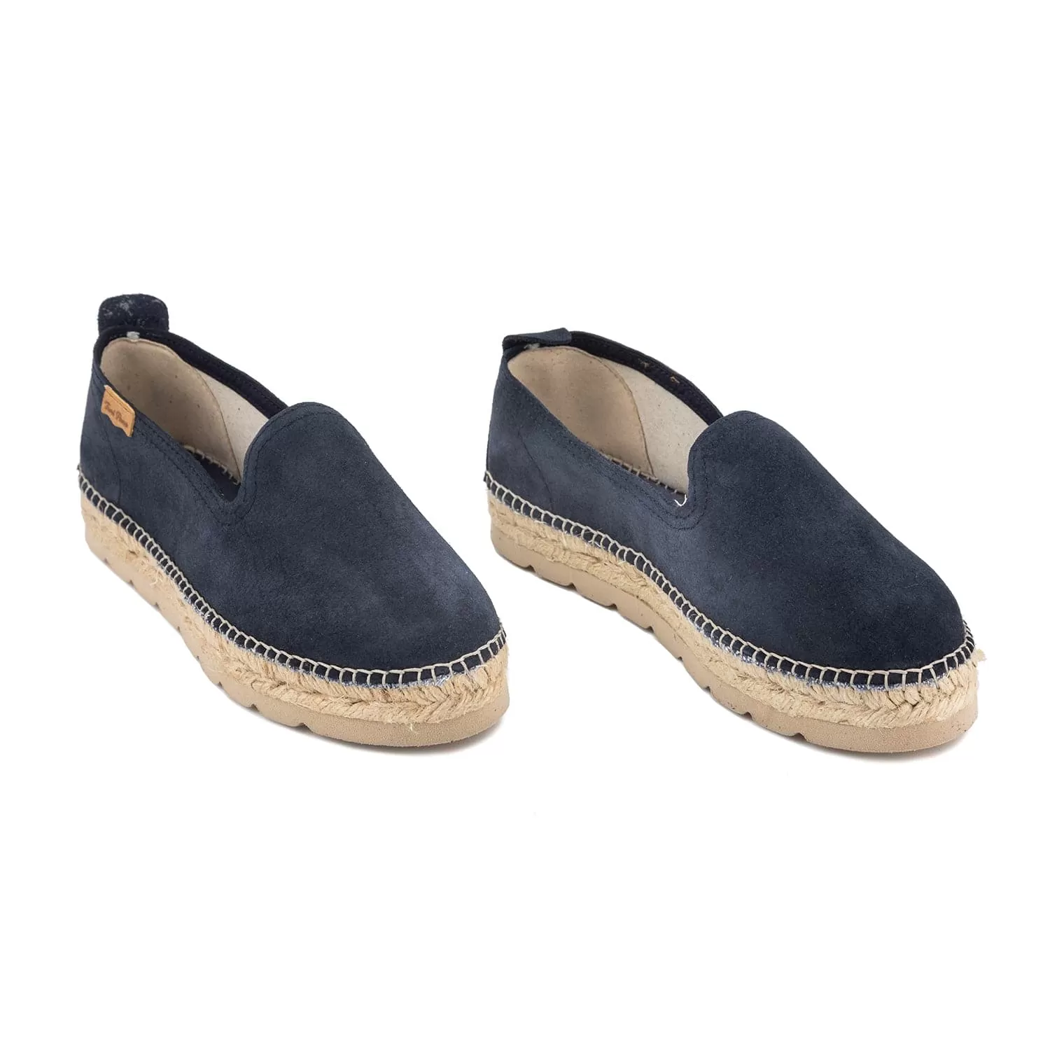 Closed Toe Suede Leather Espadrilles for Women - Aurem