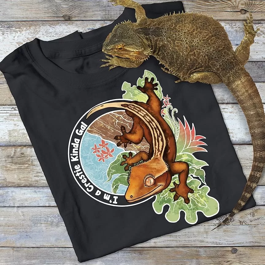 Crestie Kinda Gal Crested Gecko Tee