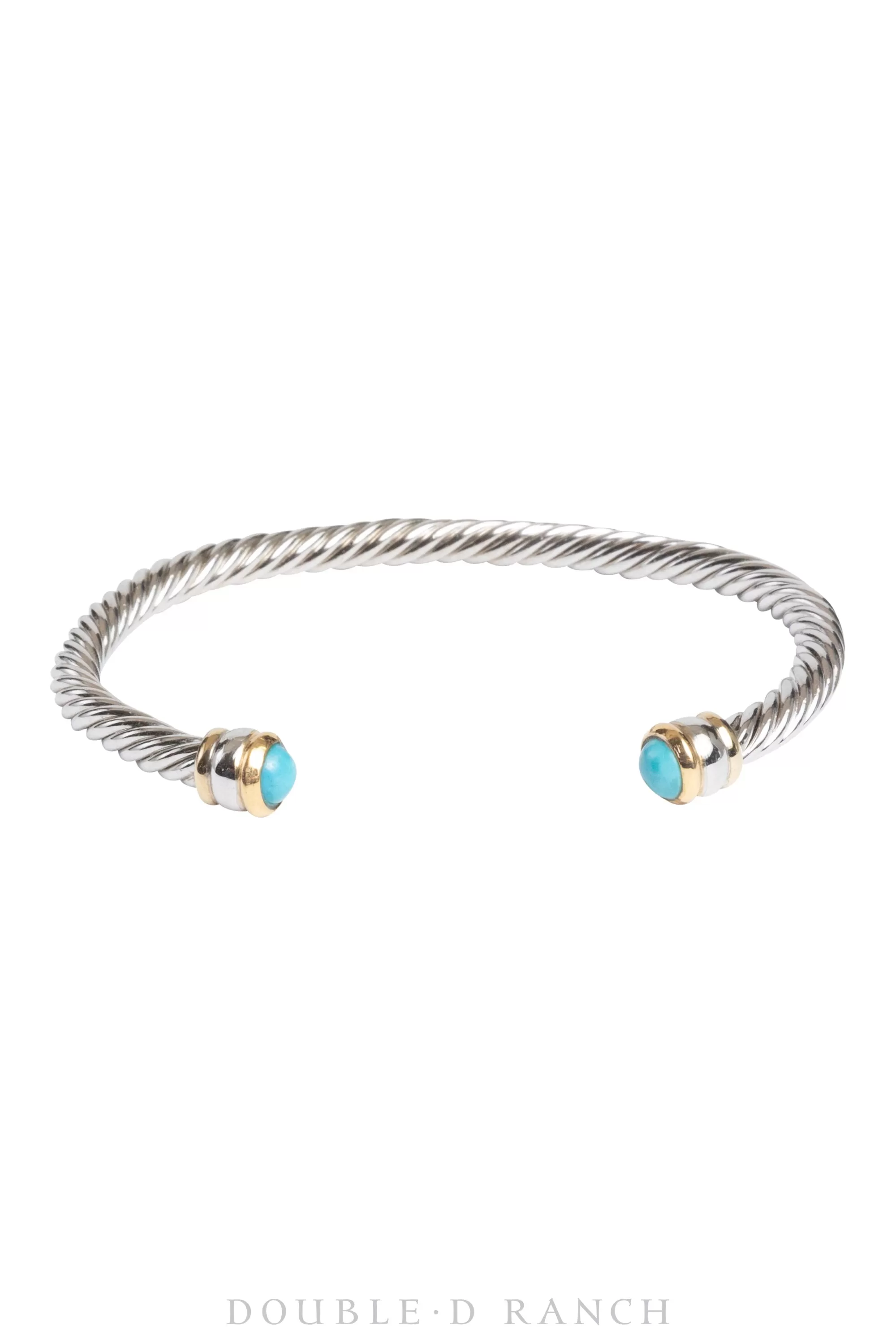 Cuff, Diamond Collection, Rope, Turquoise, Contemporary, 3481