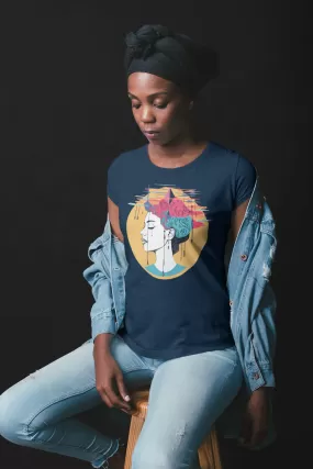 Damen T-Shirt mit Mental Health Motiv "Wirrwarr"