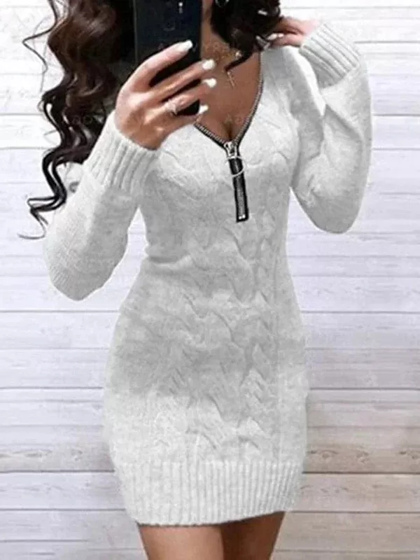 Elevate Your Style with Women's Sweater Dress for Fall and Winter