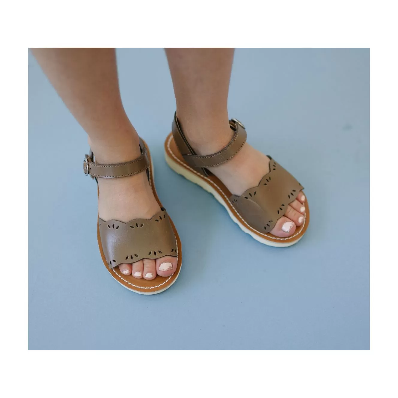 Ella Scalloped Sandal