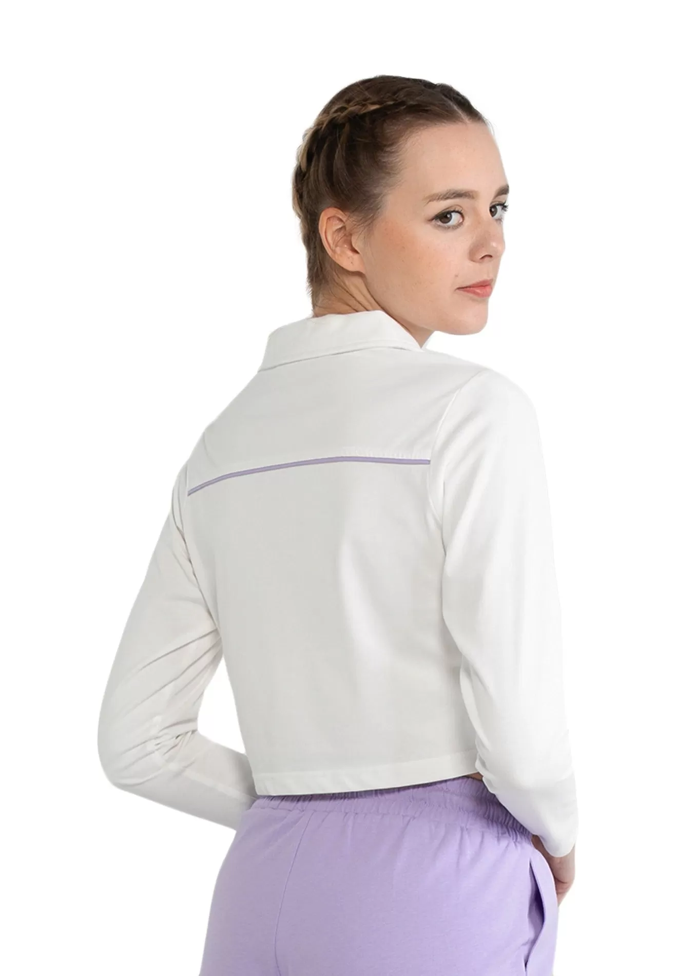 ELLE Active Long Sleeves Tennis Polo Shirt