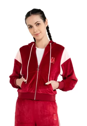 ELLE Active Zip Up Crop Hoodie Jacket