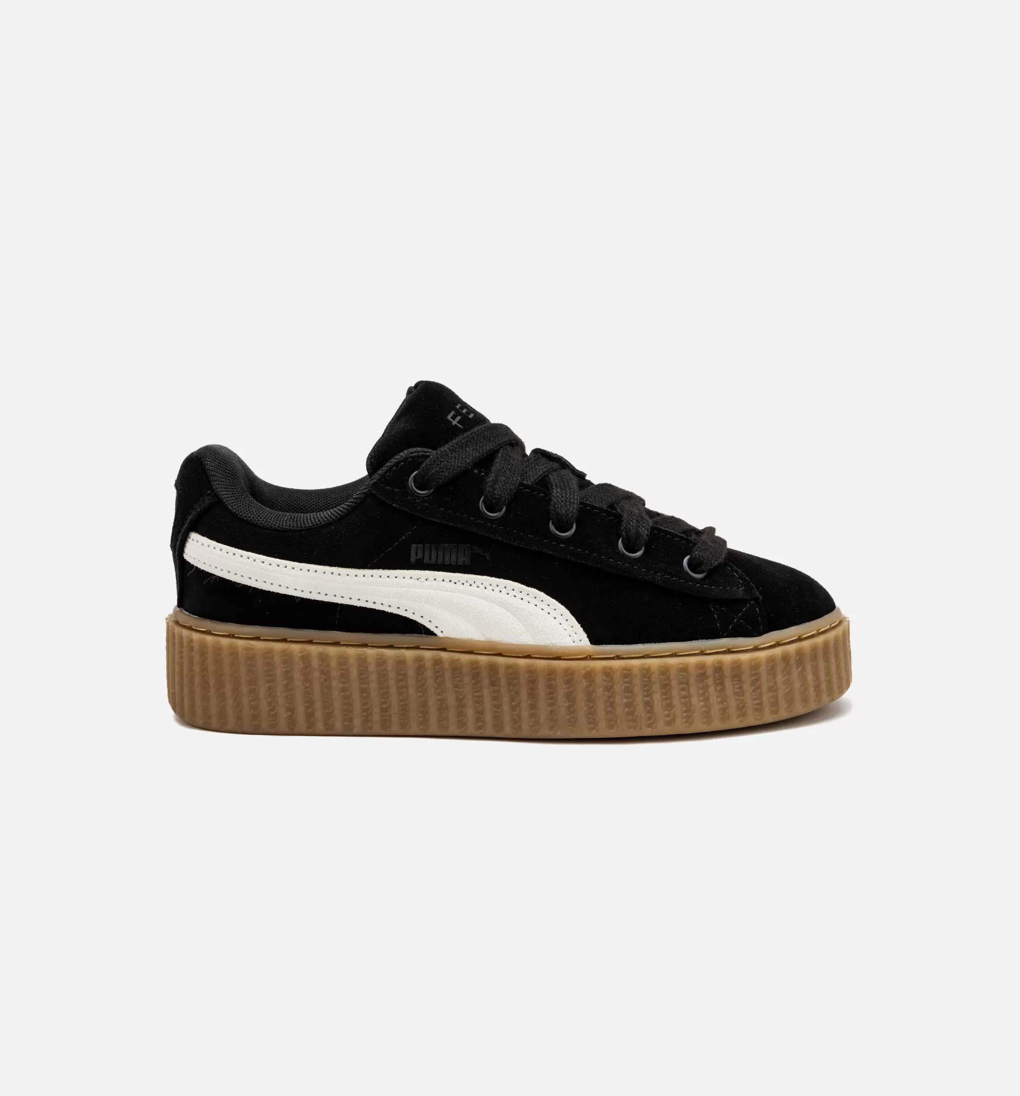 Fenty Creeper Phatty Grade School Lifestyle Shoe - Black/White/Gum Free Shipping