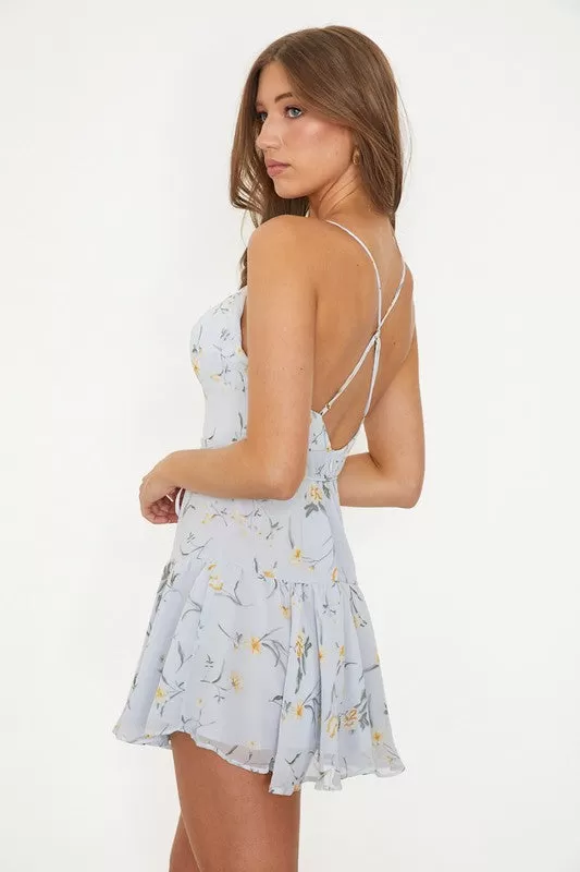 Floral Flowy Mini Dress