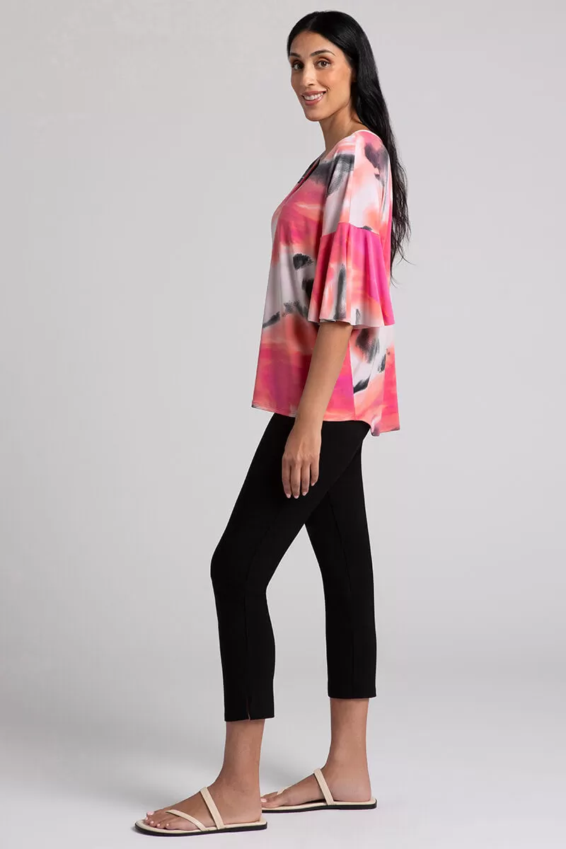 Flutter Dolman Top | Marble Print