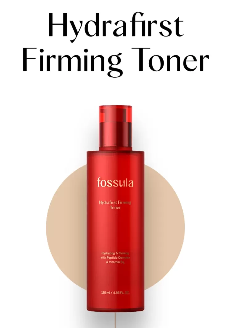 Fossula Hydrafirst Firming Toner 135ml Skincare Balance Microbiome Moisturizing Light Finish