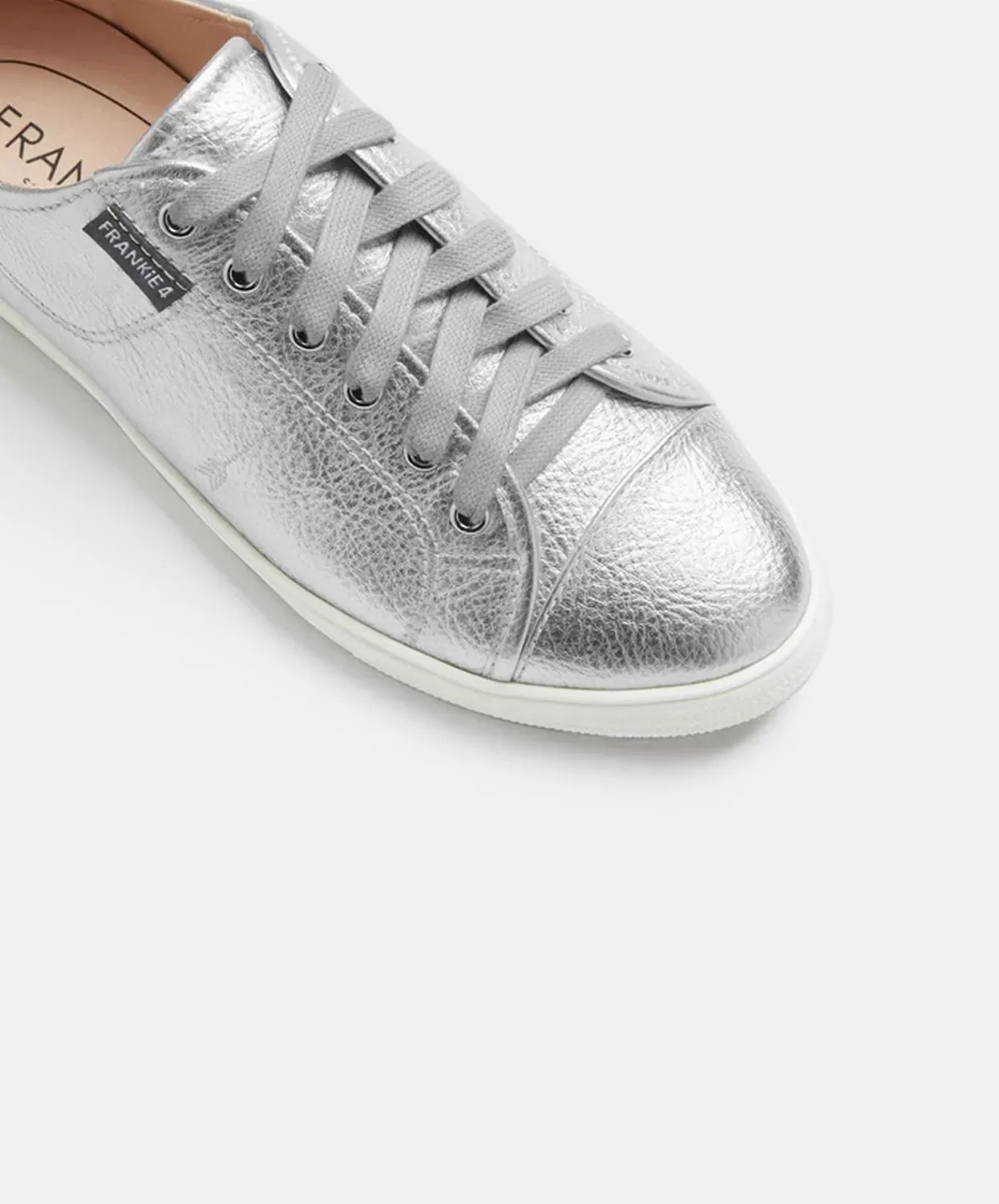 FRANKIE4 Nat II Silver Tumbled Sneakers