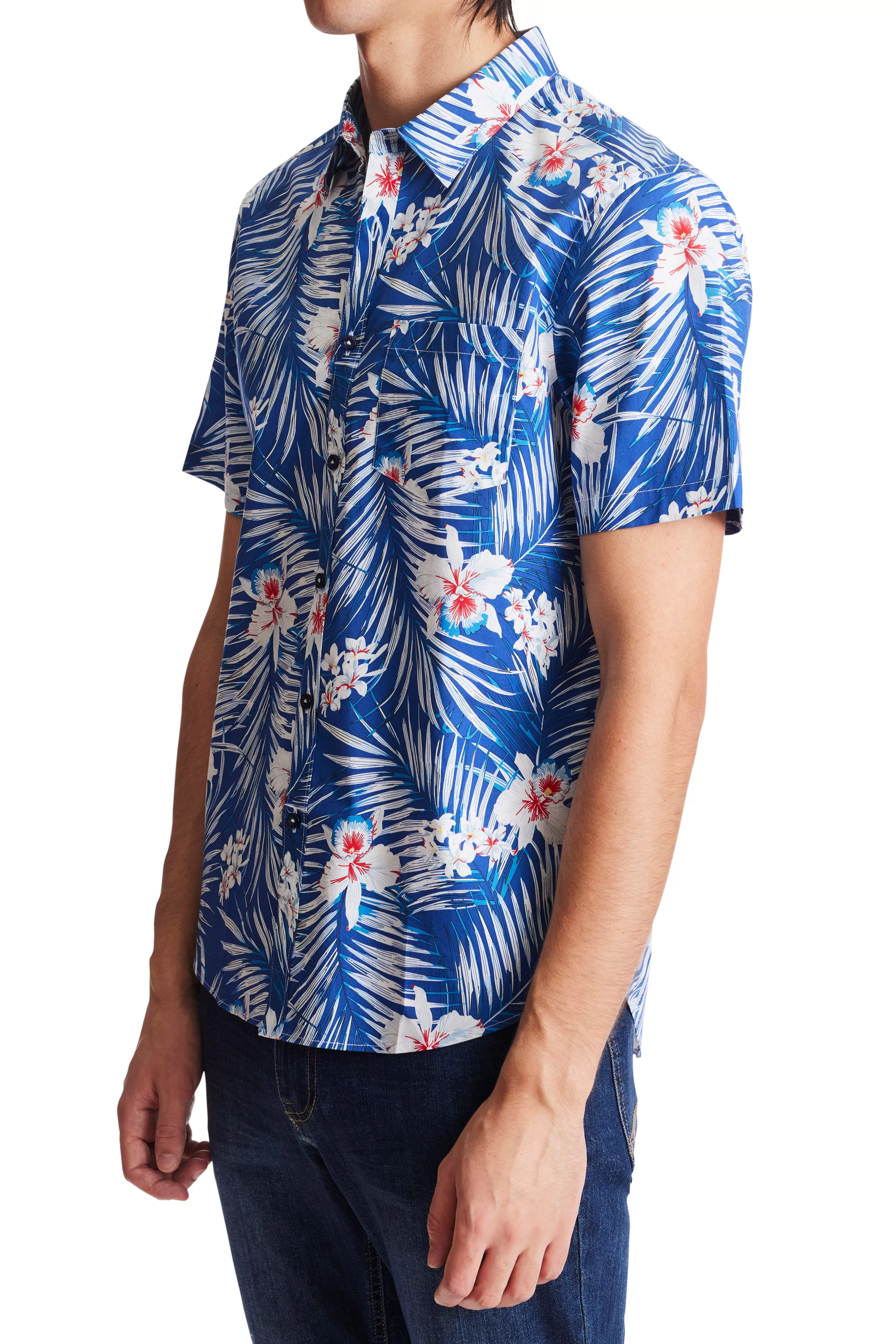 Hawaiian Floral Soleil Short Sleeves Shirt