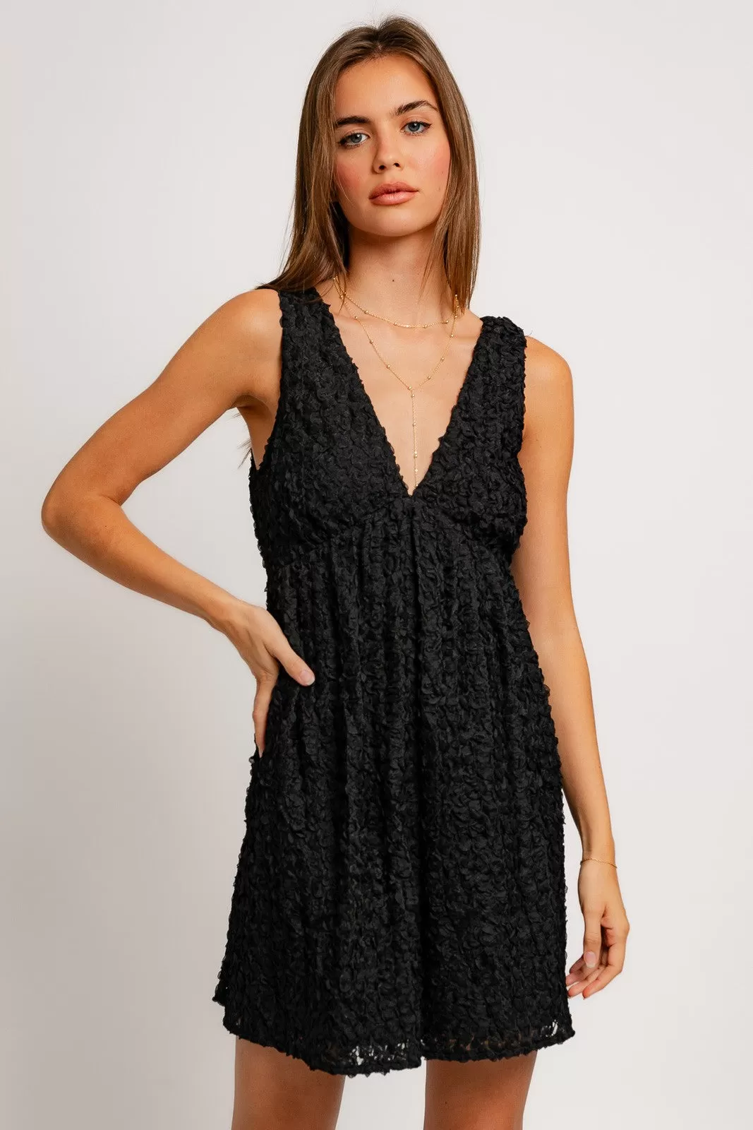 Holly Textured Mini Dress