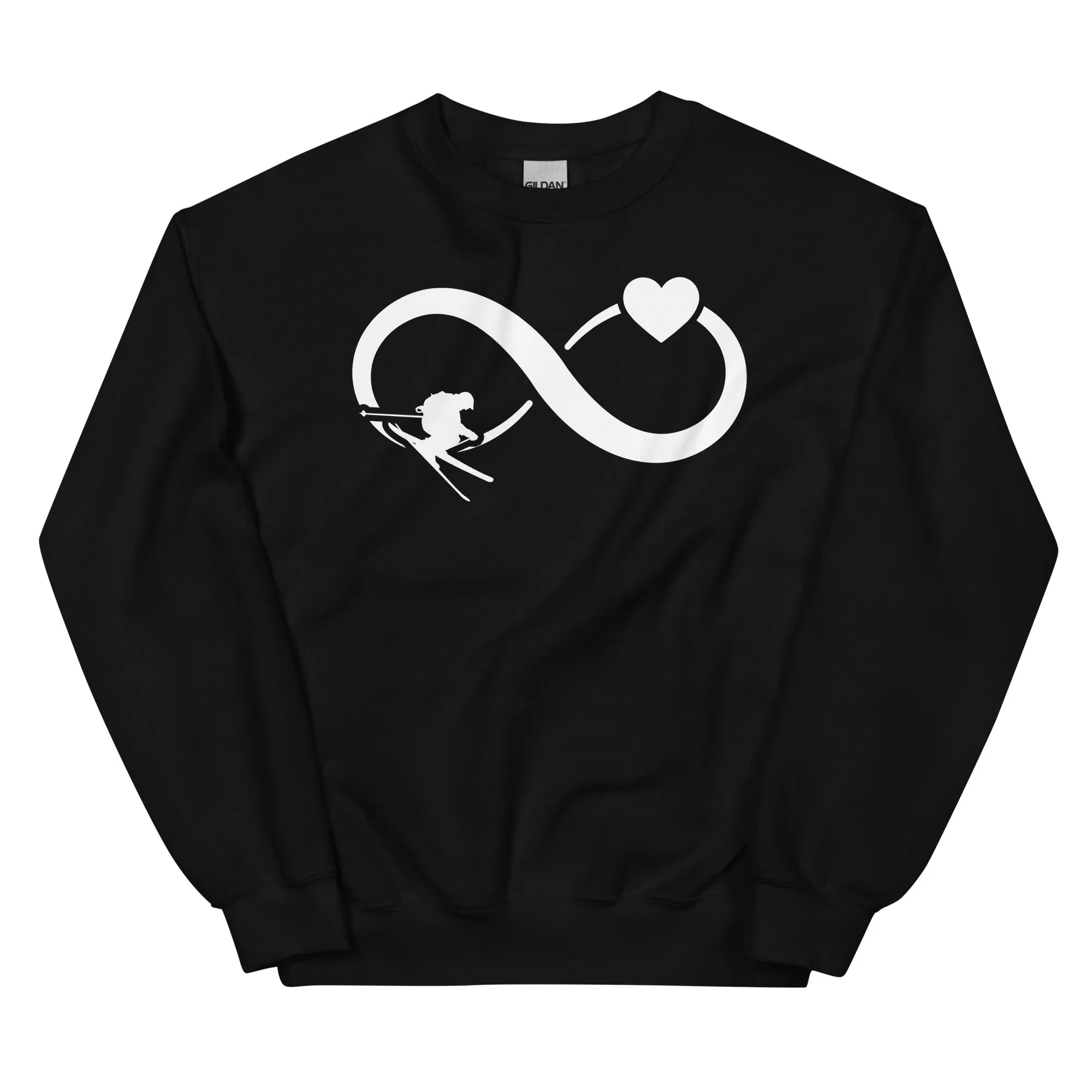 Infinity Heart and Skiing - Sweatshirt (Unisex)