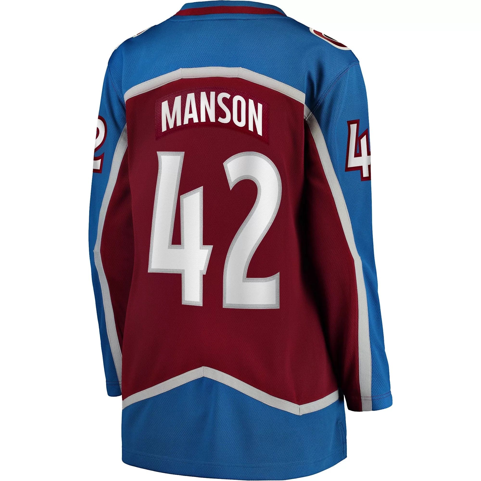 Josh Manson Colorado Avalanche Fanatics Branded Women's Home Breakaway Player Jersey - Burgundy