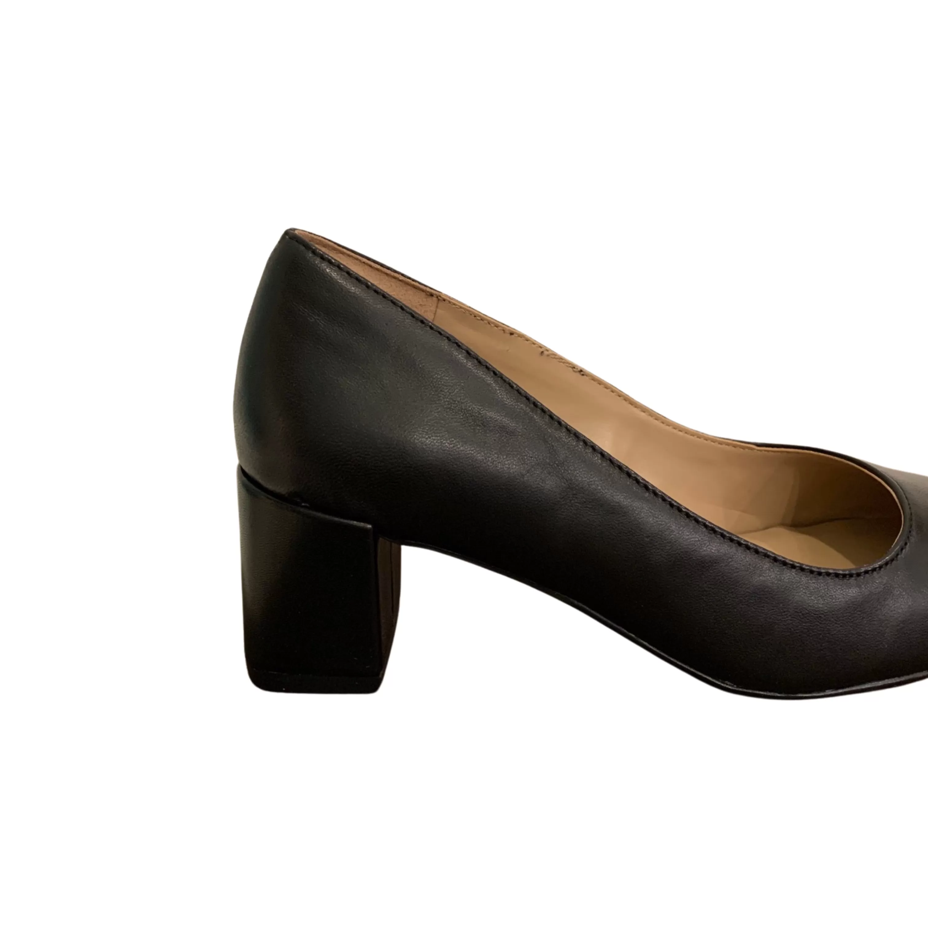 Karina Black Square Toe Pump