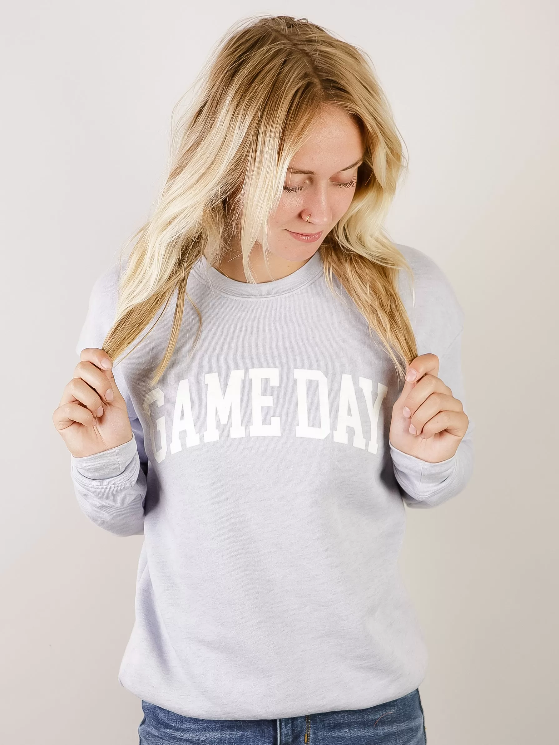 Light Blue Game Day Sweatshirt