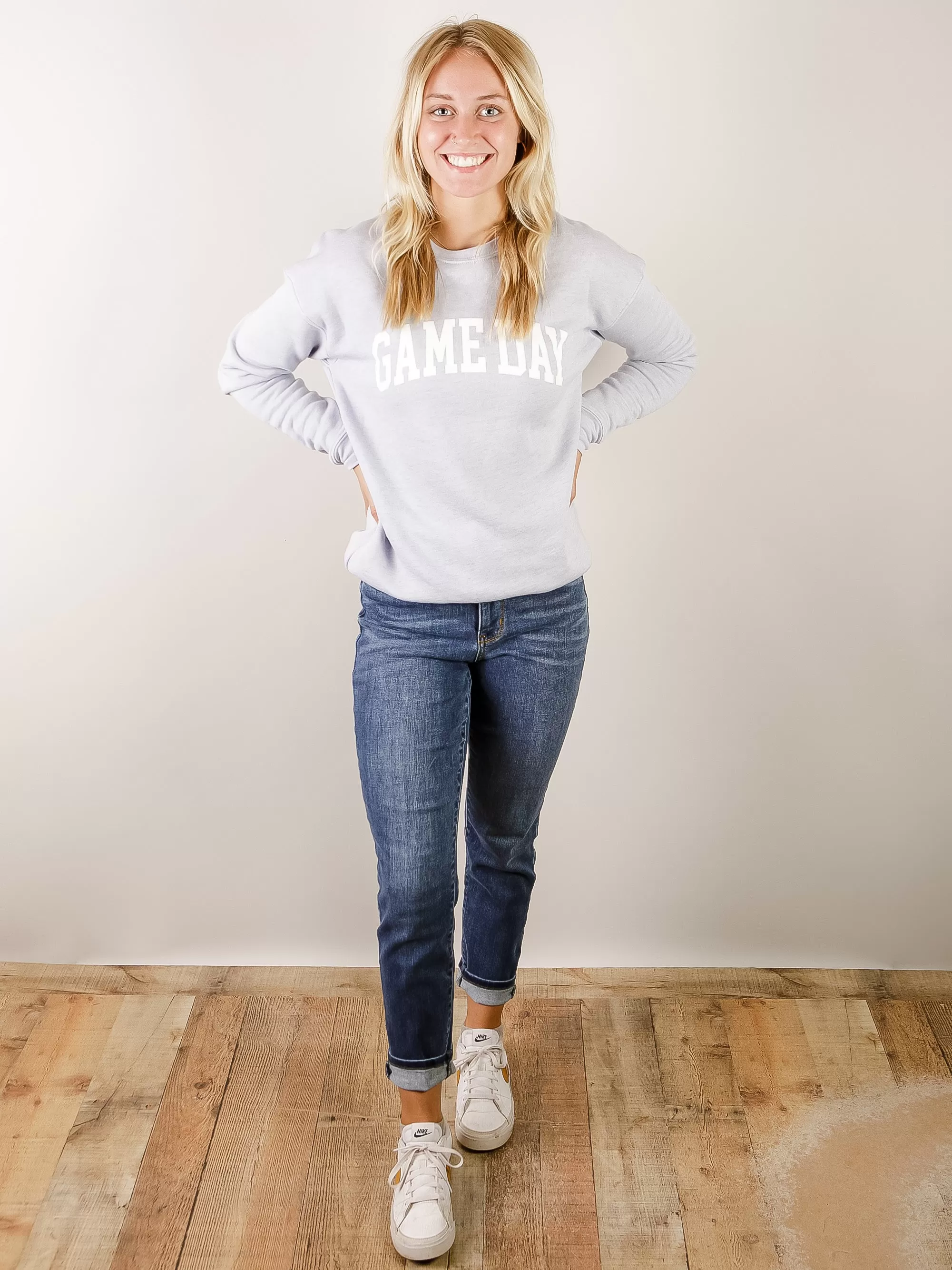 Light Blue Game Day Sweatshirt